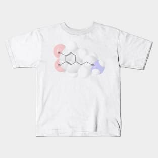 Dopamine Molecule Chemistry Kids T-Shirt